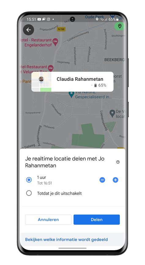 hoe deel je live locatie|Je realtime locatie delen met anderen